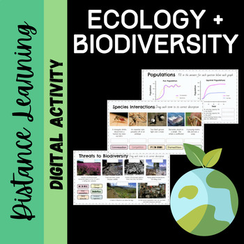 Preview of Ecology and Populations: Distance Learning Activity