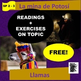 Ecology and child labor: Llamas (1) La Mina de Potosí (2) 