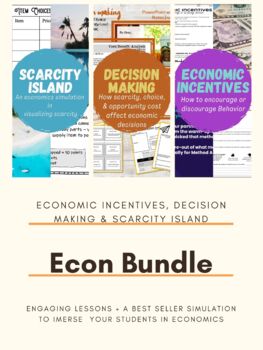 Preview of Econ Bundle: Decision Making, Economic Incentives, & Scarcity Island Simulation