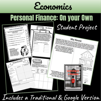 Preview of Economics | Personal Finance Student Project | Money Management