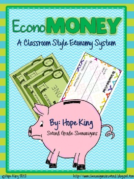 Preview of EconoMoney (Customizable): A Booming Classroom Economy All Year Long