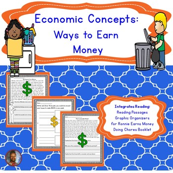 Preview of Economic Concepts 1st Grade: Ways to Earn Money