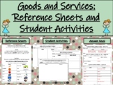 Economic Goods & Services Activities (reference sheets/wor