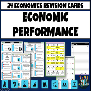 Preview of Economic Performance Economics Task Cards