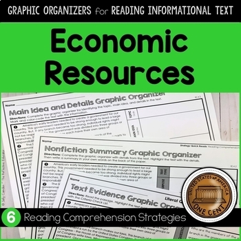 Preview of Economic Resources | Graphic Organizers for Reading Informational Text