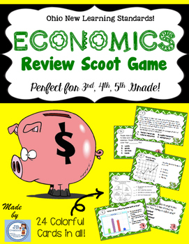 Preview of Economic Scoot!  An interactive social studies activity for intermediate grades!