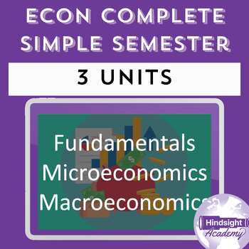 Preview of Economic Simple Semester | Fundamentals, Micro, Macro