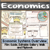Economic Systems Film Guide, Gallery Walk, and Flipbook