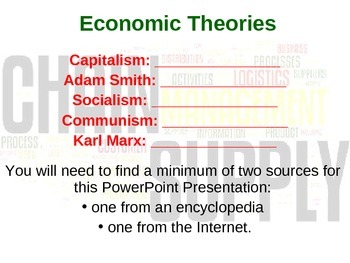 Preview of Economic Theories