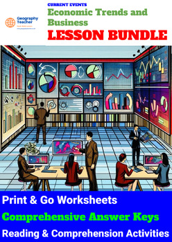Preview of Economic Trends and Business (8-LESSON CURRENT EVENTS BUNDLE)