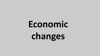 Preview of Economic changes