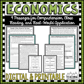 Preview of Economics Comprehension Passages