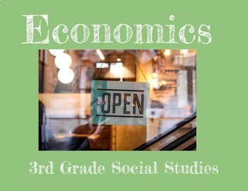 Preview of Economics- 3rd Grade