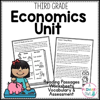 Preview of Economics 3rd Grade Georgia Social Studies Unit