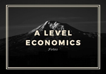 Preview of Economics (A Level) Notes - The Price System and The Micro-economy