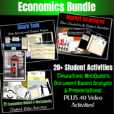 Economics Activity Bundle | 20 + Simulations, Videos, Web-