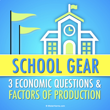 Preview of Economics Activity: Economic Questions & the Factors of Production | School Gear