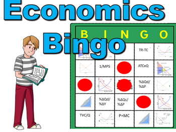 Preview of Economics Bingo - A fun and versatile review game for exam prep