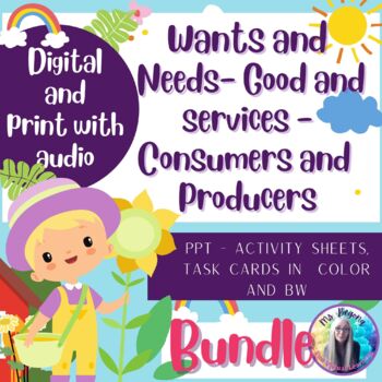 Preview of Economics Bundle Good and Services - Wants and Needs- Consumers and Producers