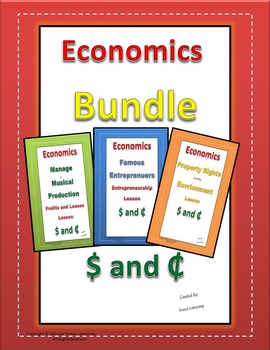 Preview of Economics {Bundle} Profits & Losses; Property Rights; Entrepreneurship