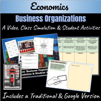Preview of Economics | Business Organizations | Simulation & Activities | Distance Learning