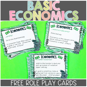 Preview of FREE Economics Causation Cards