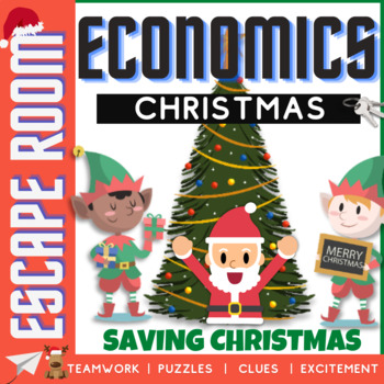 Preview of Economics Christmas Escape Room