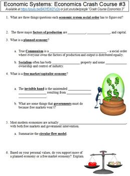 economic systems worksheet answers worksheet list