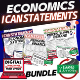 Economics Curriculum I Can Statements & Posters Self-Asses