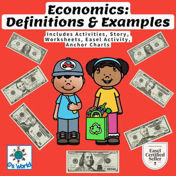 Preview of Economics:  Definitions & Examples - STANDARDS BASED