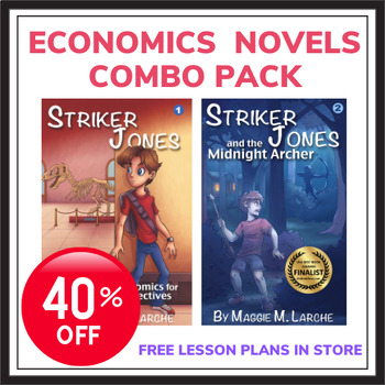 Preview of Economics Detective Series for Kids - Striker Jones 1 and 2 Combo