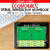 Economics Digital Interactive Notebook (Google Classroom) 
