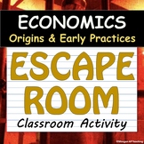 Economics ESCAPE ROOM! Pre-Modern Origins & Practices - Cl