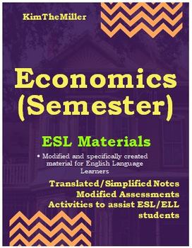 Preview of Economics-ESL/ELL Resources