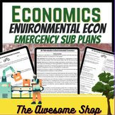 Economics Emergency Sub Plans : Introduction to Environmen