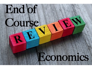 Preview of Economics End of Course Review Worksheets for Final or Standardized Test