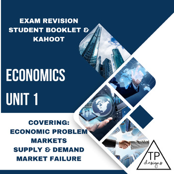 Preview of Economics - Exam Revision Book - 29 Pages + Kahoot - Markets Supply Demand ATAR