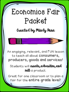 Preview of Economics Fair Packet