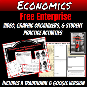 Preview of Economics | Capitalism | Free Enterprise System | "Hands On" Activity & Videos