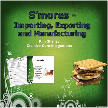 Preview of Economics Fun - S'mores Import Export PPT Activity
