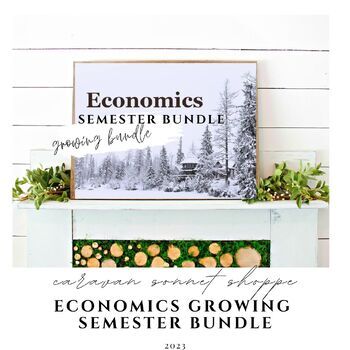 Preview of Economics GROWING SEMESTER Bundle/Supply and Demand/Opportunity Cost/