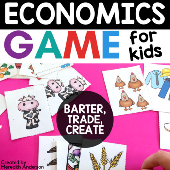 Preview of Bartering Activity with an Interactive Economics Game: Barter, Trade, Create!