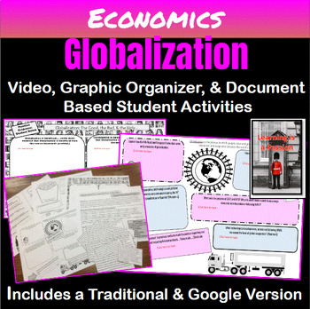 Preview of Economics | Globalization | Video & Document Based Activity | Macroeconomics