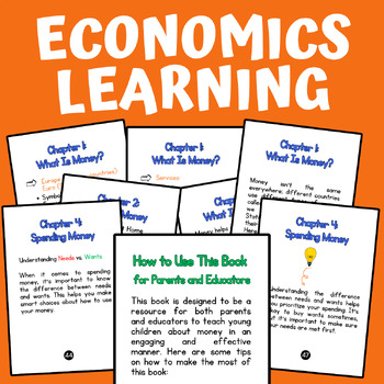 Preview of Economics: Goods & Services, Wants & Needs, Short Stories, Saving & Spending
