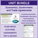 Economics, Government & Trade Agreements | UNIT BUNDLE