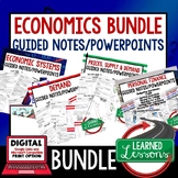 Economics Guided Notes & PowerPoint,  Economic Notes, Free