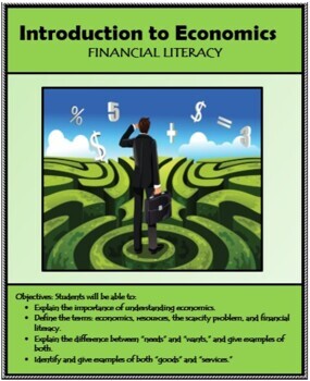 Preview of Economics - INTRO TO ECONOMICS - Needs, Wants, Services, and Goods