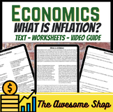 Economics: Inflation Reading Packet W/ Worksheets and Cras