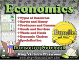 Economics: Interactive Notebook BUNDLE - Goods Services Pr