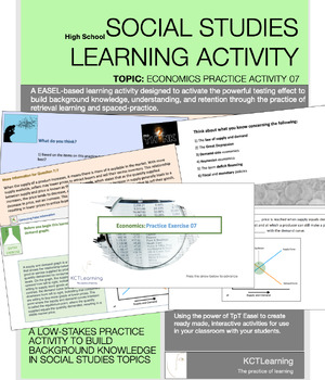 Preview of Economics Learning Activity: ECONOMICS 07 (Canadian Curriculum)